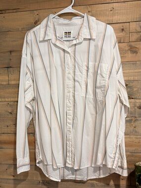 American Eagle Pride long sleeve button up size XL